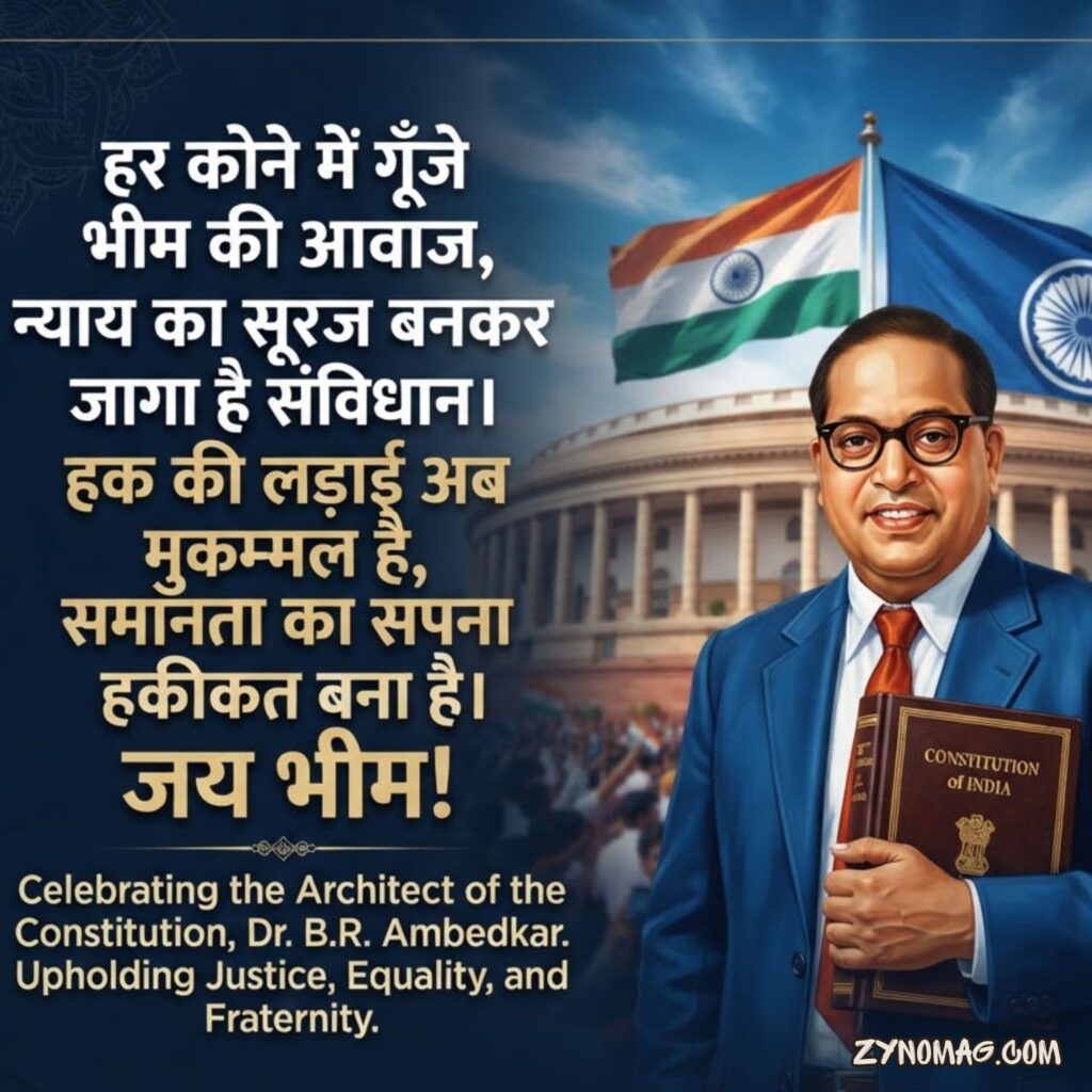 Jay Bhim Shayari on Constitution and Justice