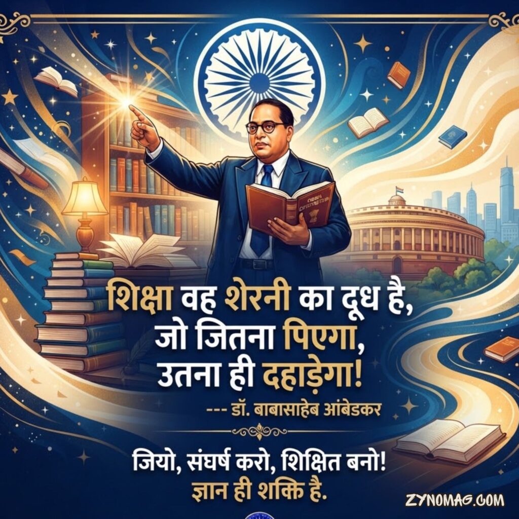 Jay Bhim Shayari on Education and Knowledge