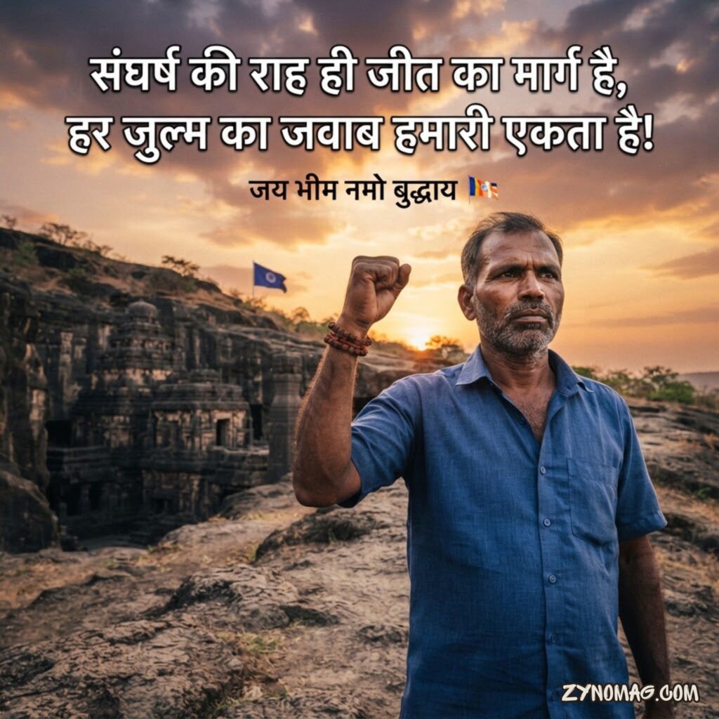 Jay Bhim Shayari on Struggle and Strength