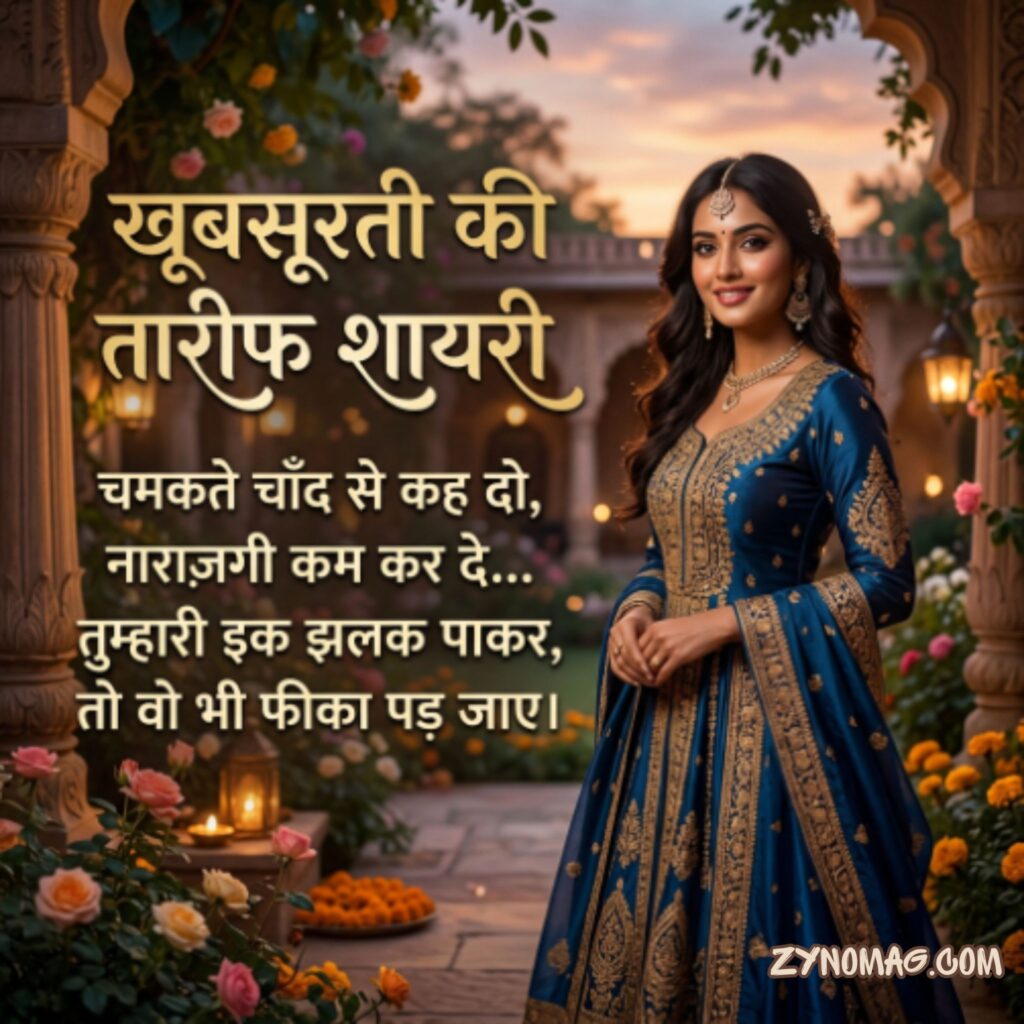 Khubsurti Ki Tareef Shayari in Hindi