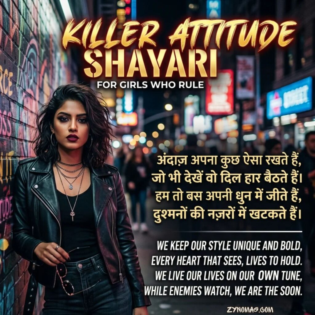 Killer Attitude Shayari Girls