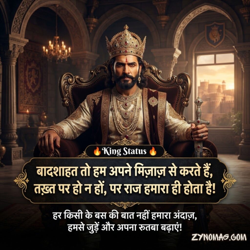King Status in Hindi