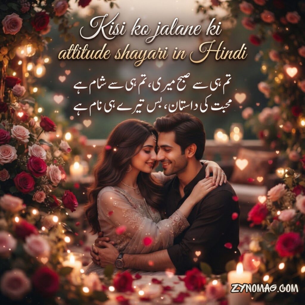 Kisi ko jalane ki attitude shayari in Hindi