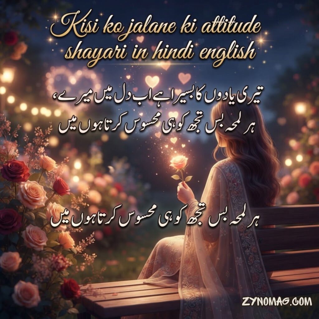 Kisi ko jalane ki attitude shayari in hindi english
