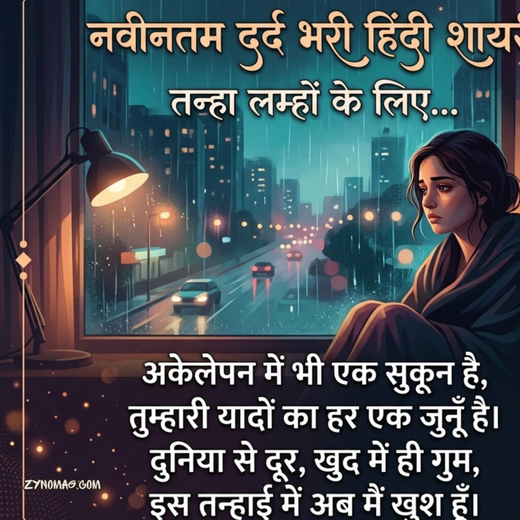 Latest Sad Shayari in Hindi for Lonely Moments