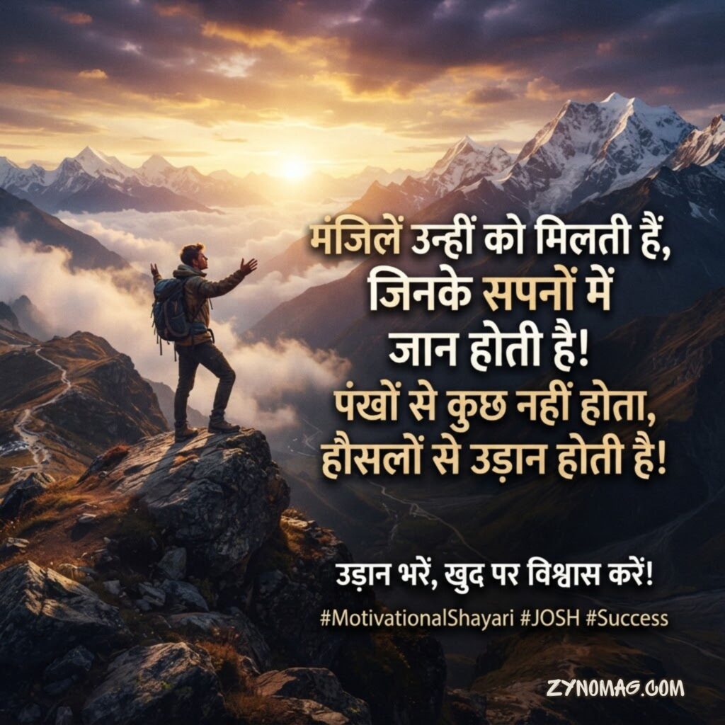 Life Motivational Shayari in Hindi