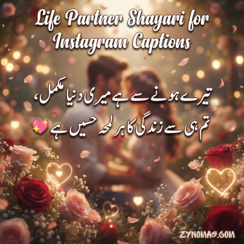 Life Partner Shayari for Instagram Captions