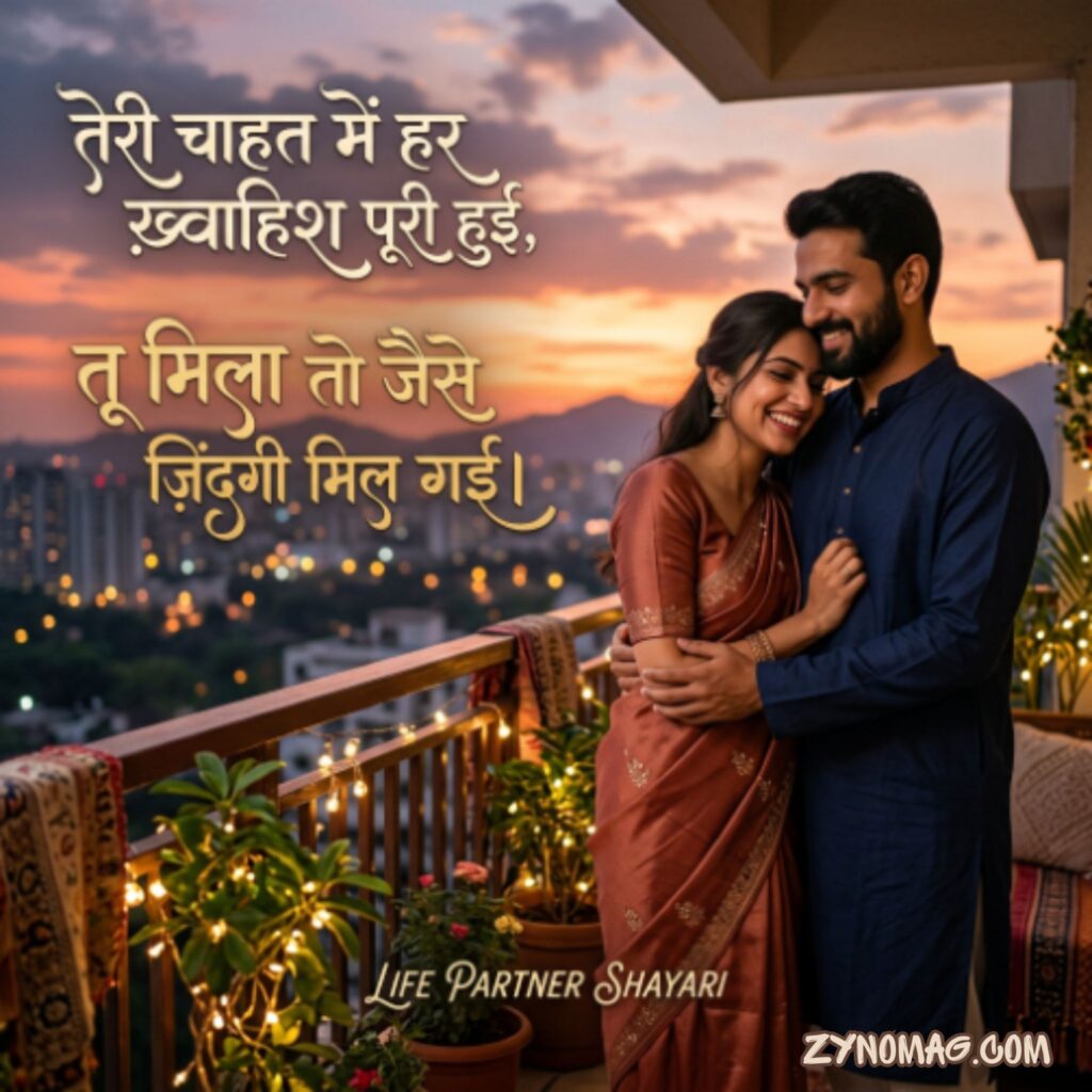 Life partner shayari 2 line in hindi urdu