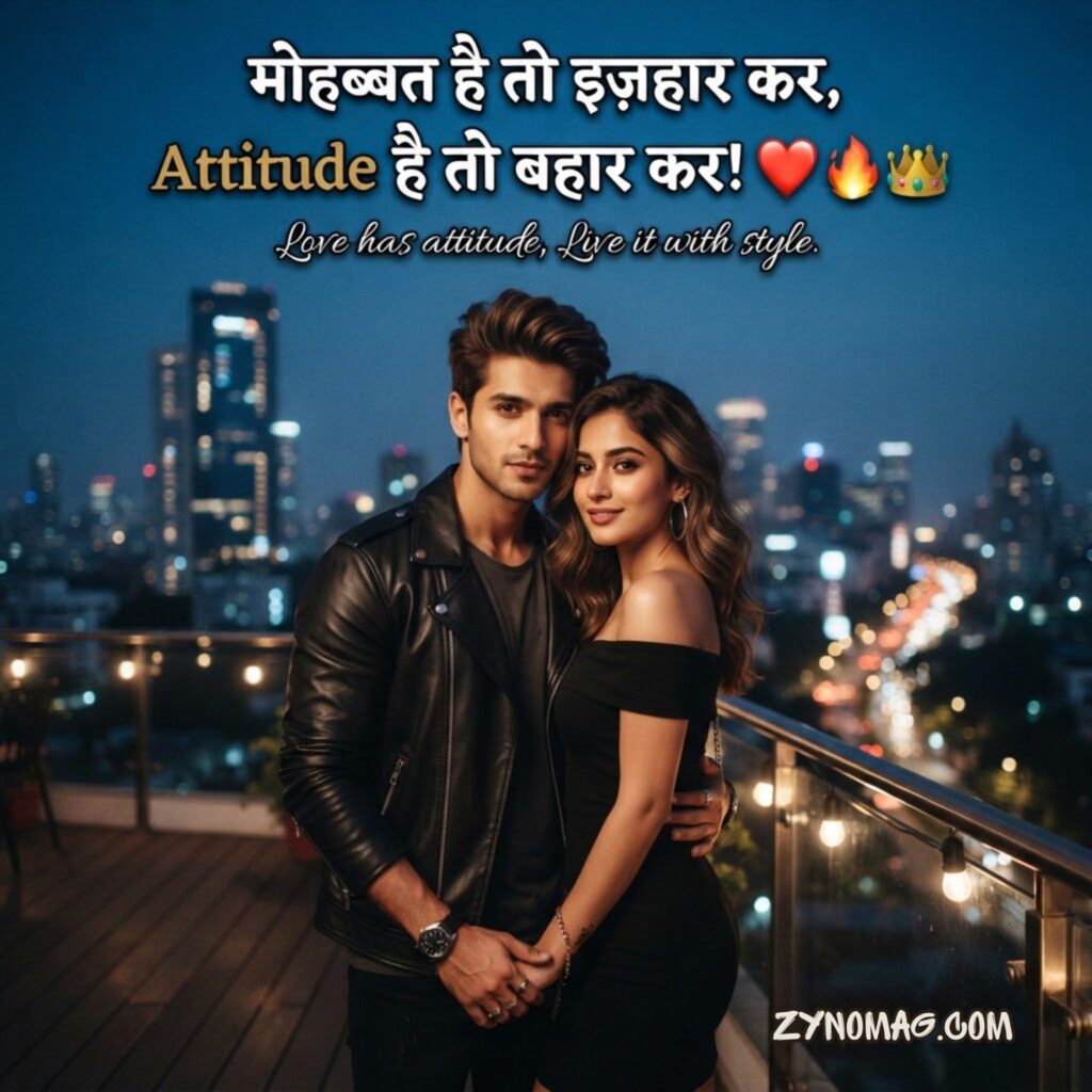 Love Attitude Shayari