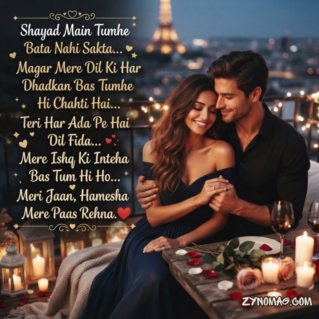 Love Shayari in Roman English for Her