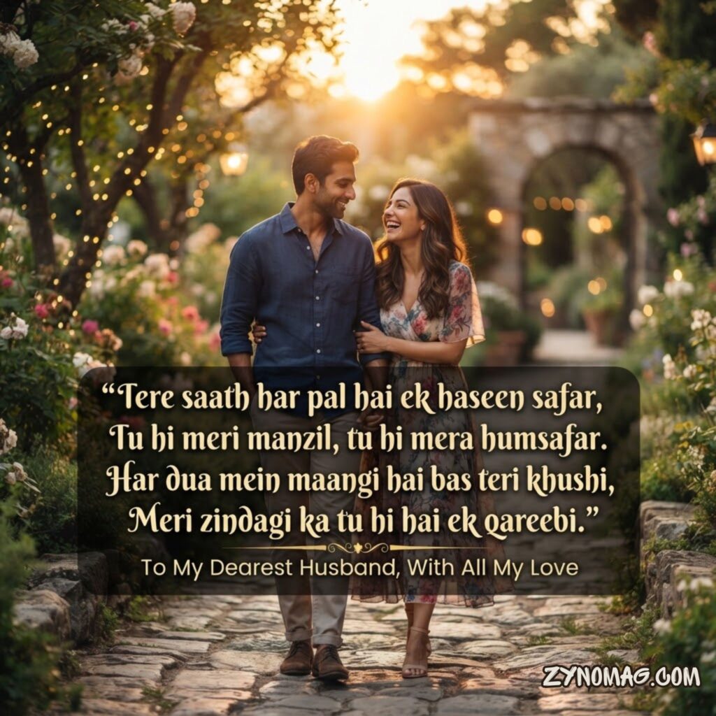 Love Shayari in Roman English for Husband
