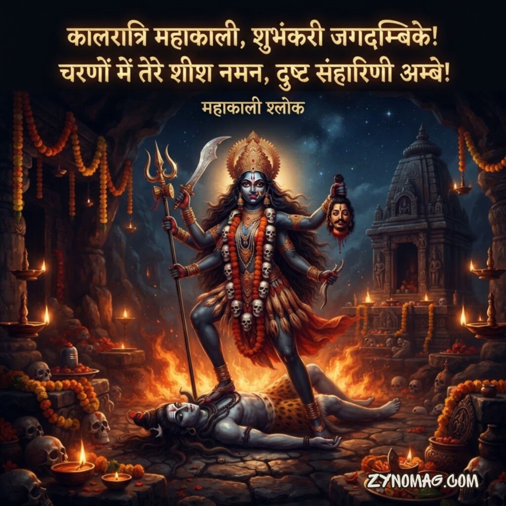 Mahakali Shayari in Hindi: 2 Lines in Hindi