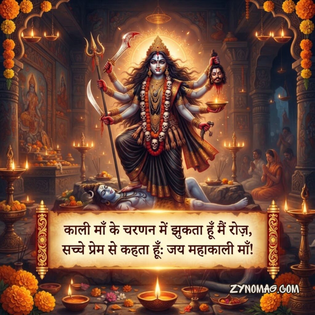 Mahakali Shayari in Hindi with Love 2 Lines