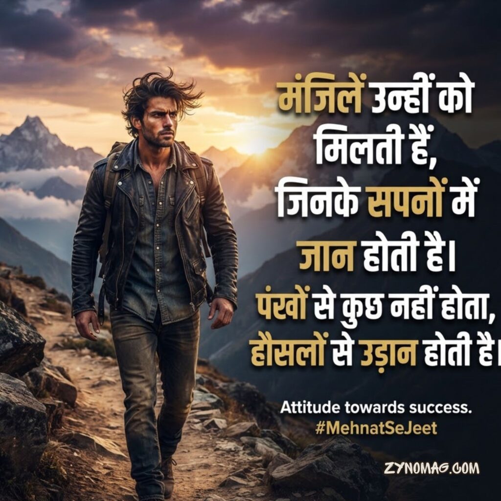Mehnat Shayari in Hindi Attitude