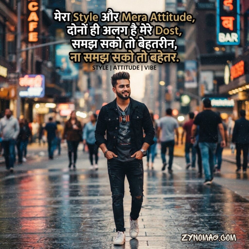 Mera Style aur Mera Attitude Shayari