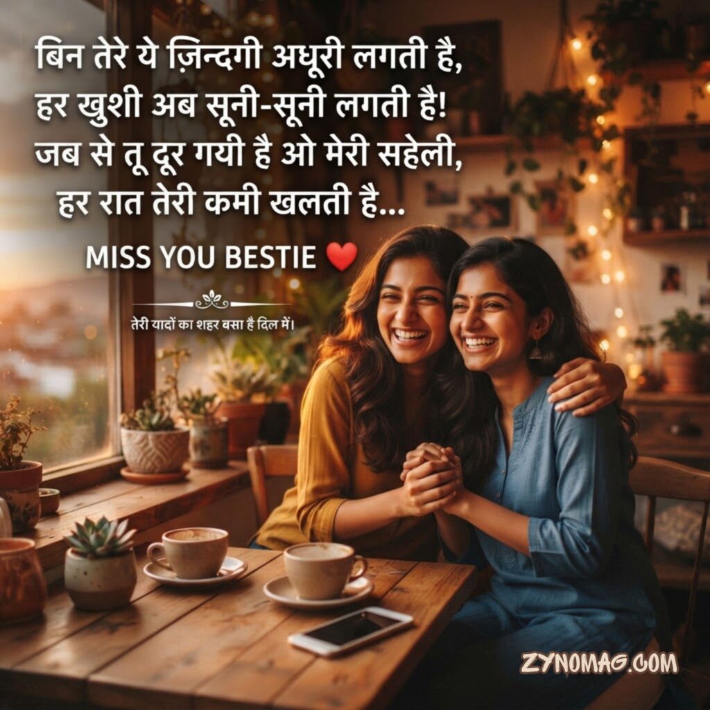 Miss You Bestie Shayari in Hindi