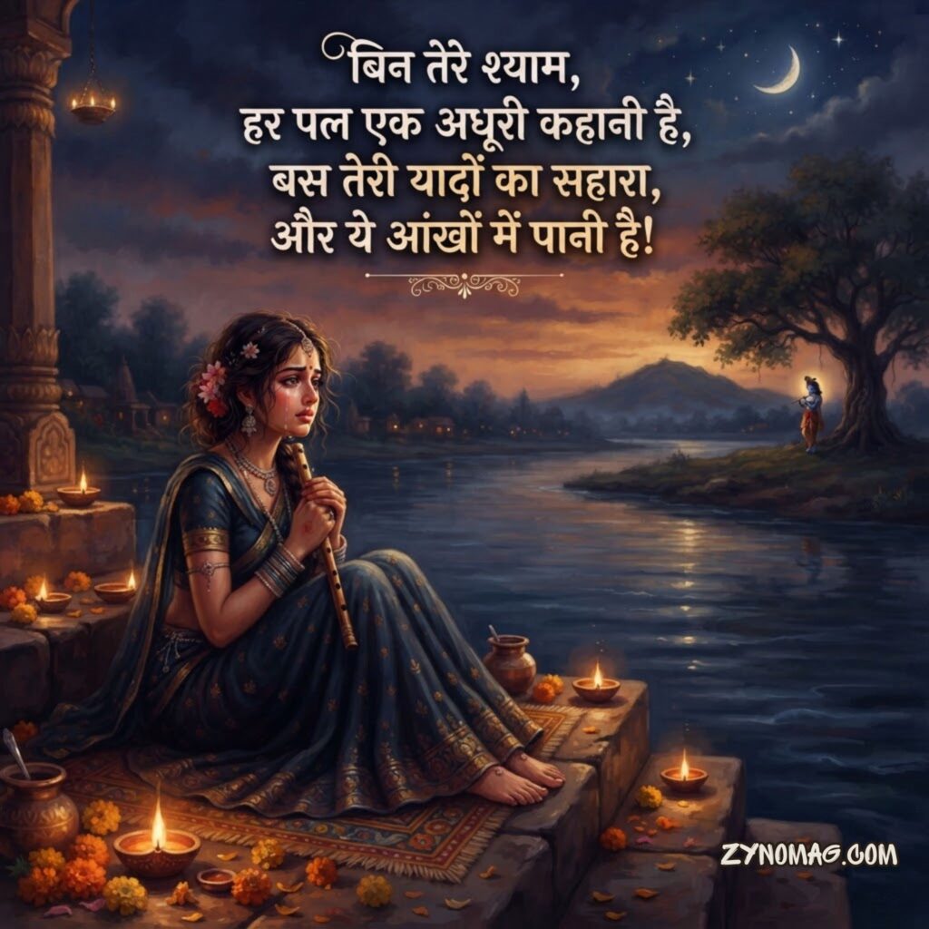 Miss You Radha Krishna Sad Shayari
