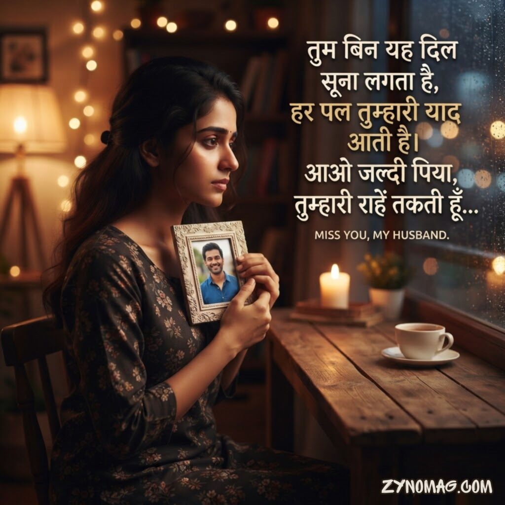 Miss You Shayari in Hindi for Husband