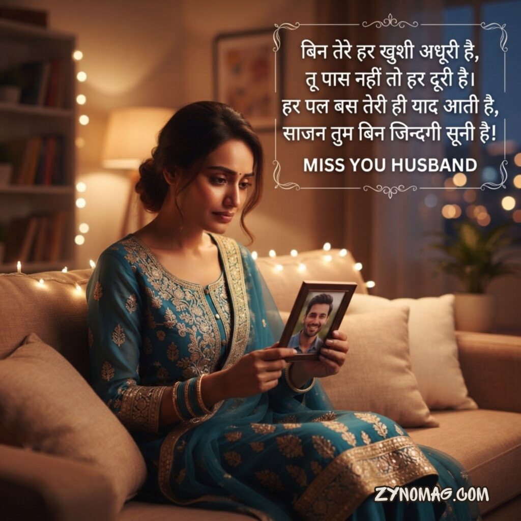 Miss You Shayari in Hindi for Husband