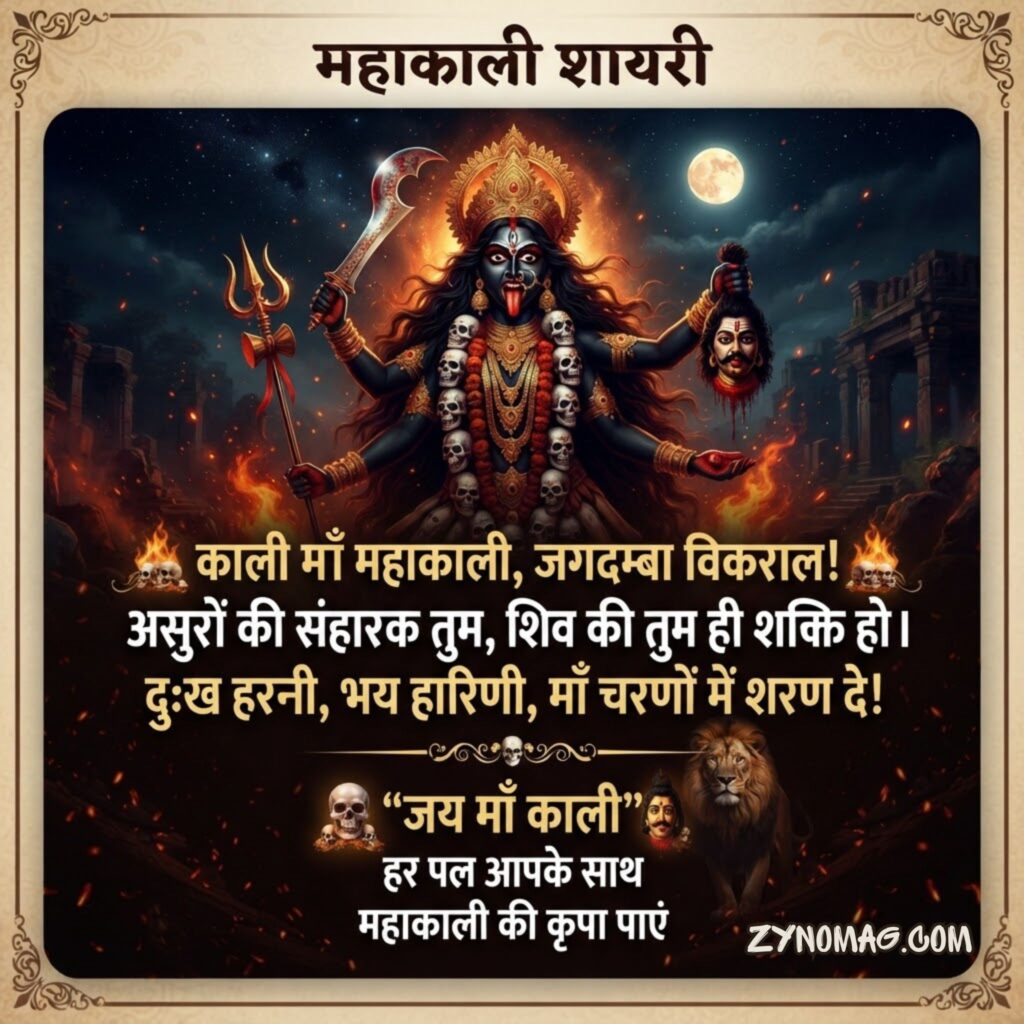 Mother Mahakali Shayari in Hindi