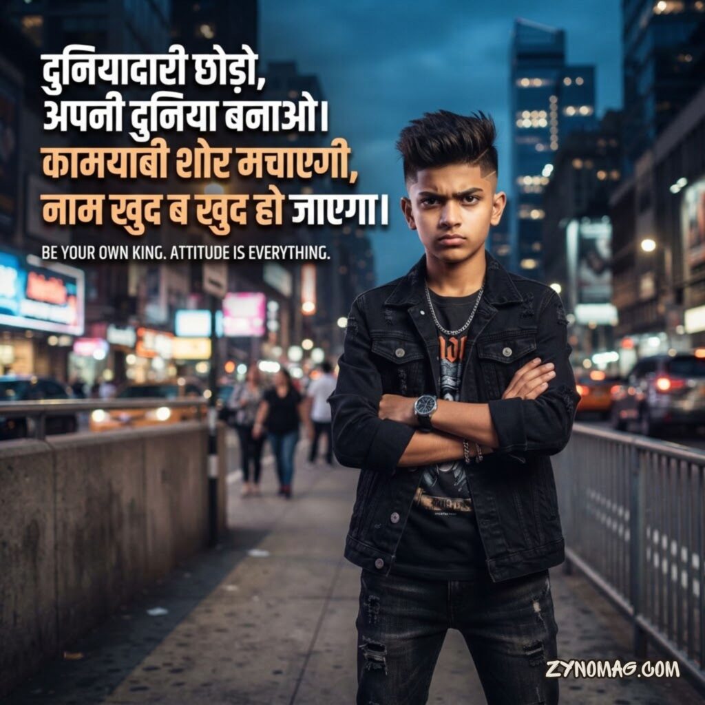 Motivational Attitude Shayari for Boy