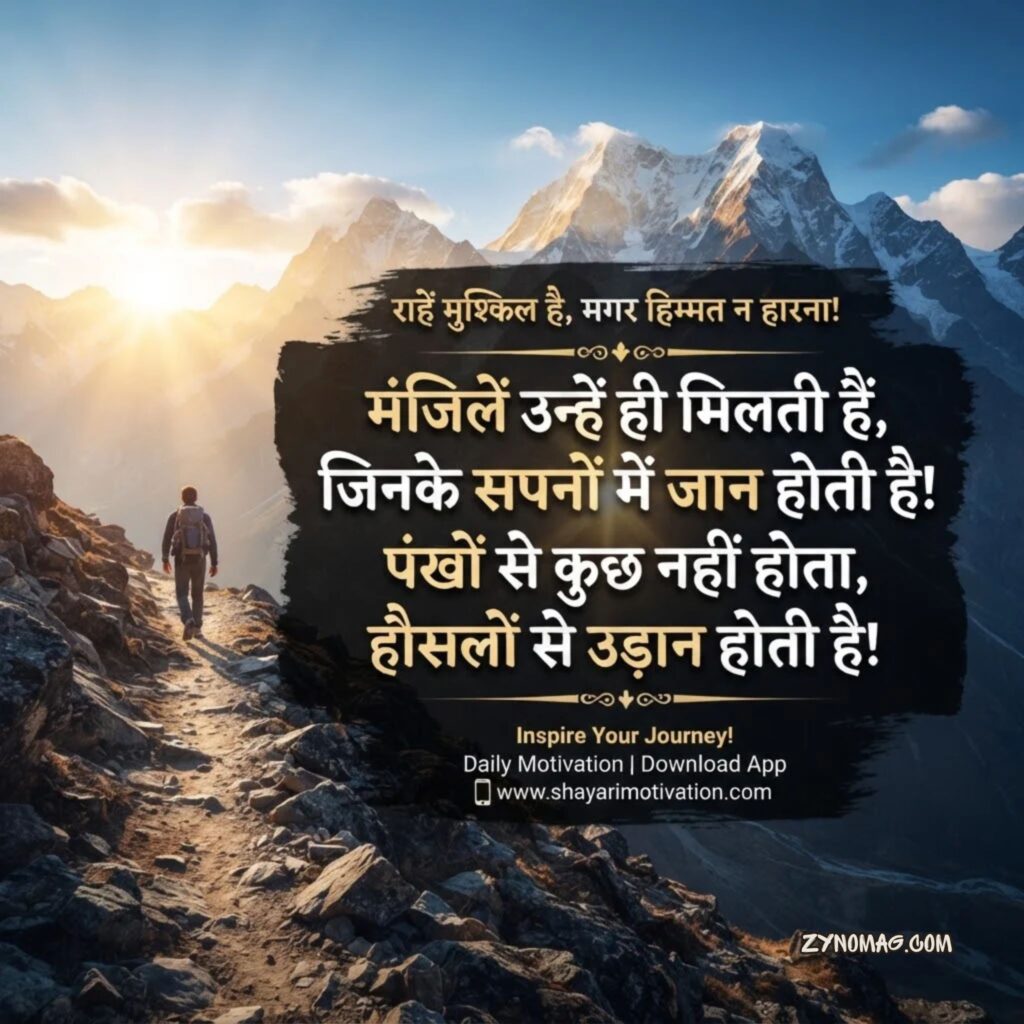 Motivational Quotes in Shayari Form