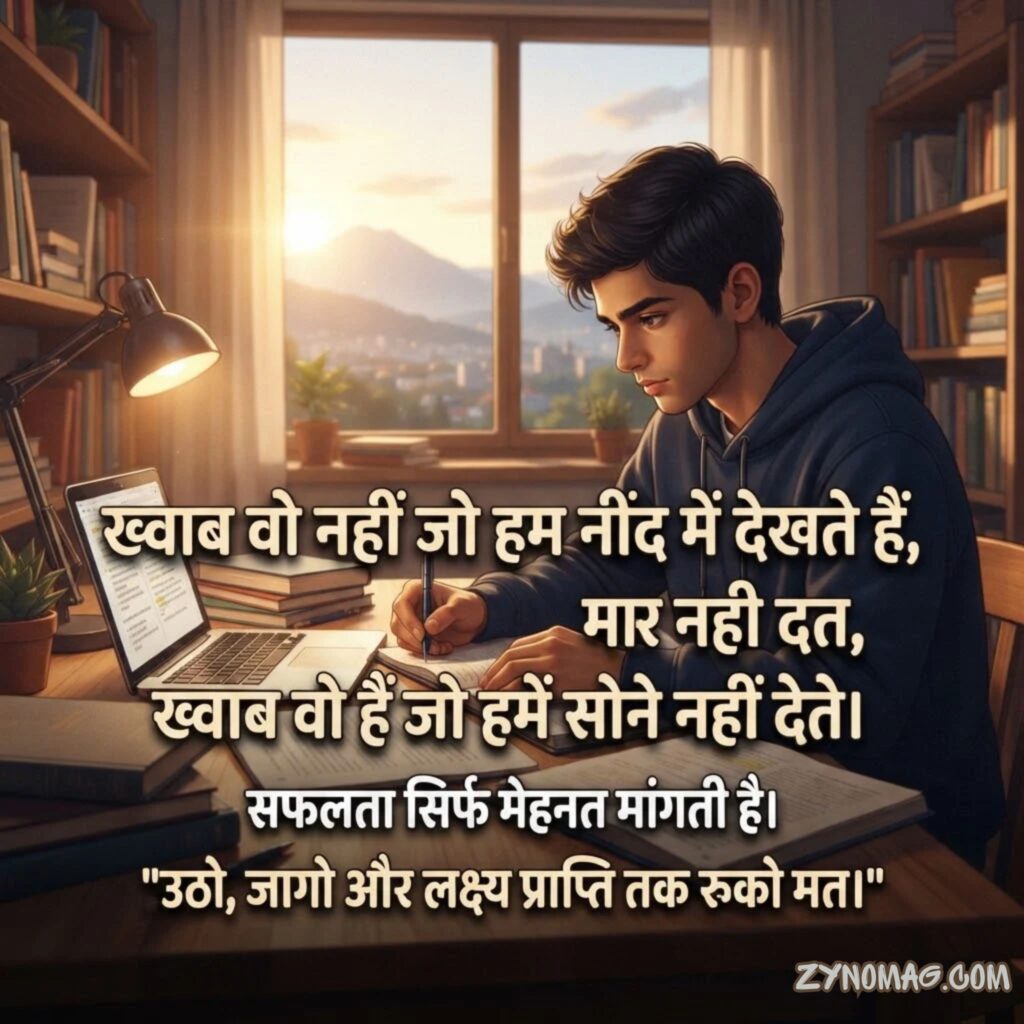 Motivational Shayari for Students in Hindi for Success