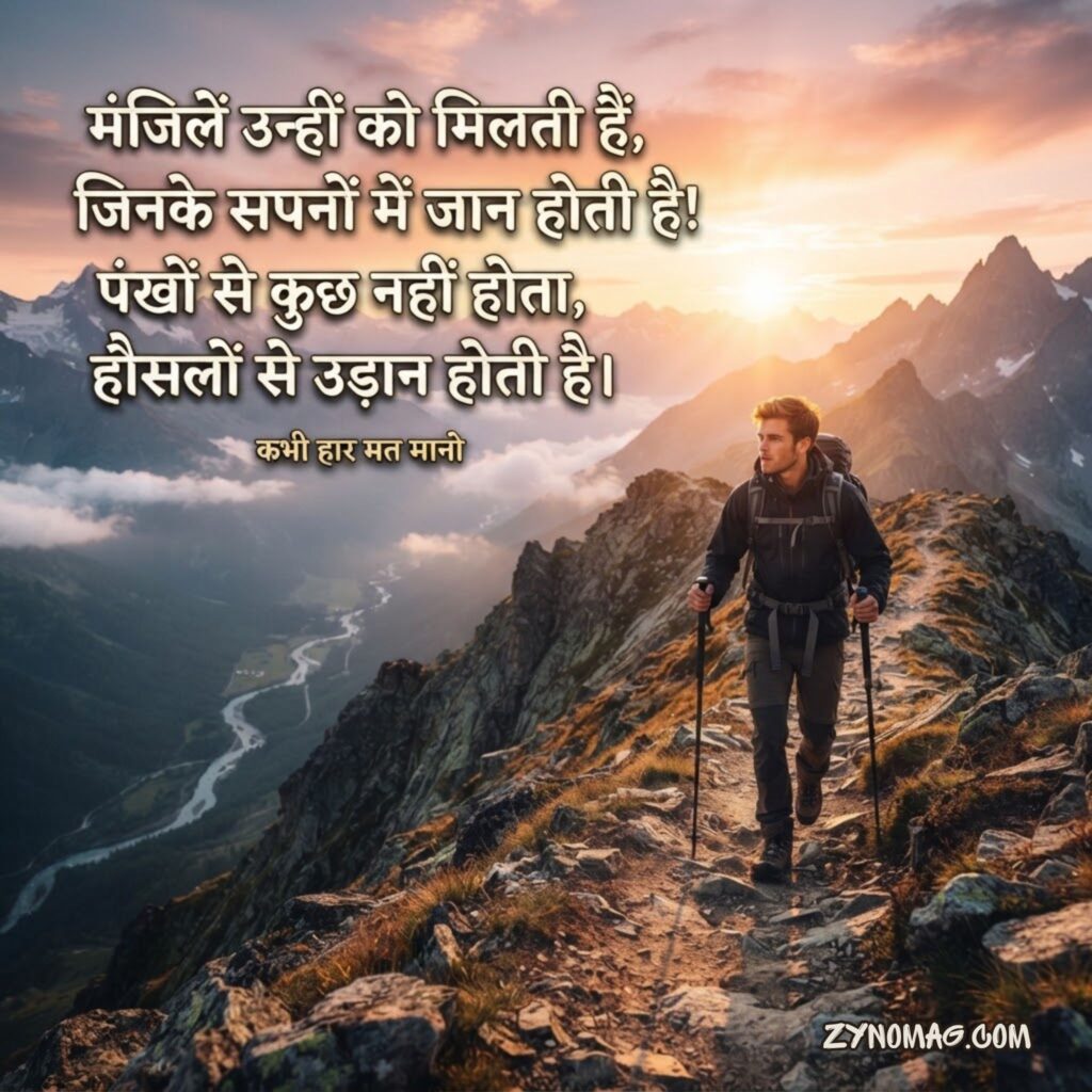 Motivational Shayari in Hindi 2 Line