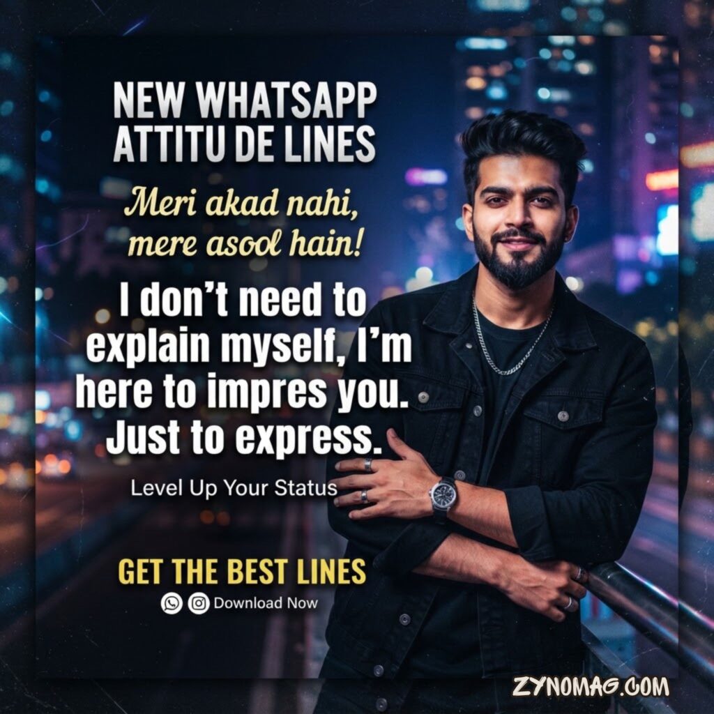 New WhatsApp Attitude Lines in English