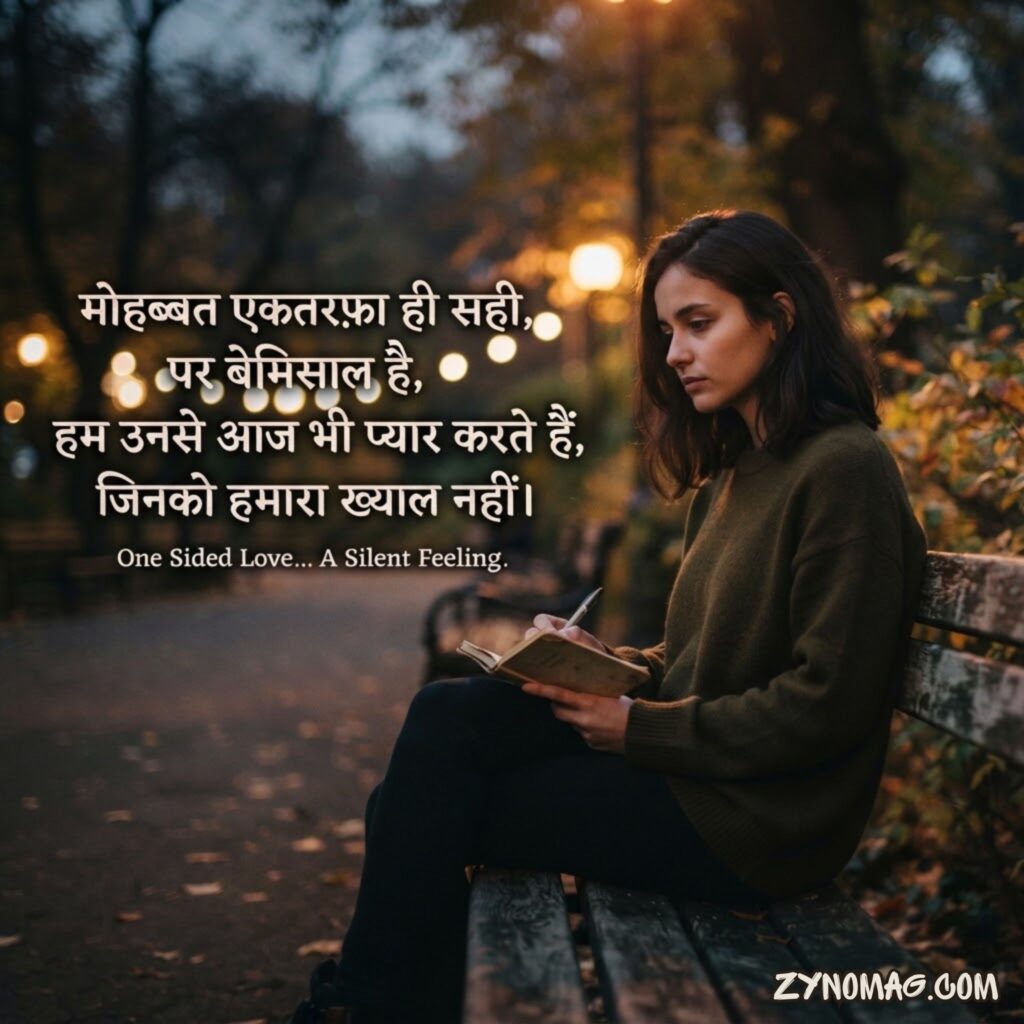 One Sided Love Shayari 2 Line