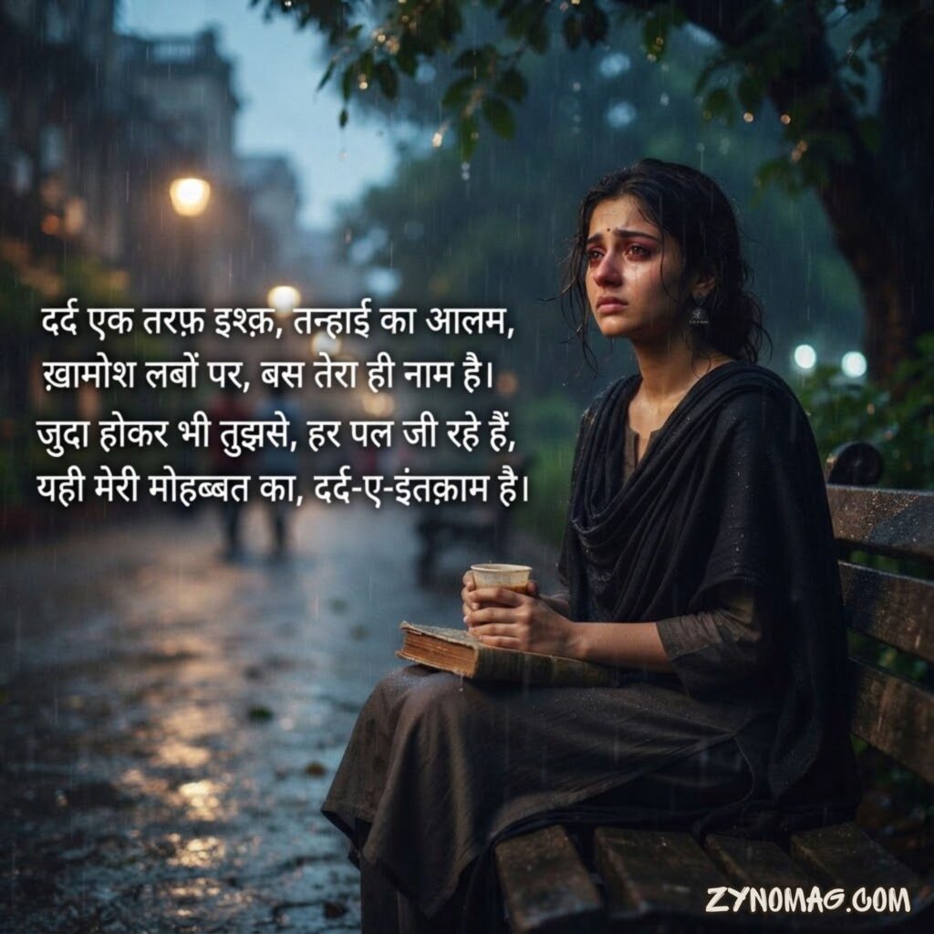 Pain One Sided Love Shayari in Hindi दर्द एक तरफ़ इश्क़