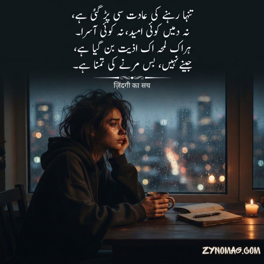 Painful Zindagi Alone Shayari