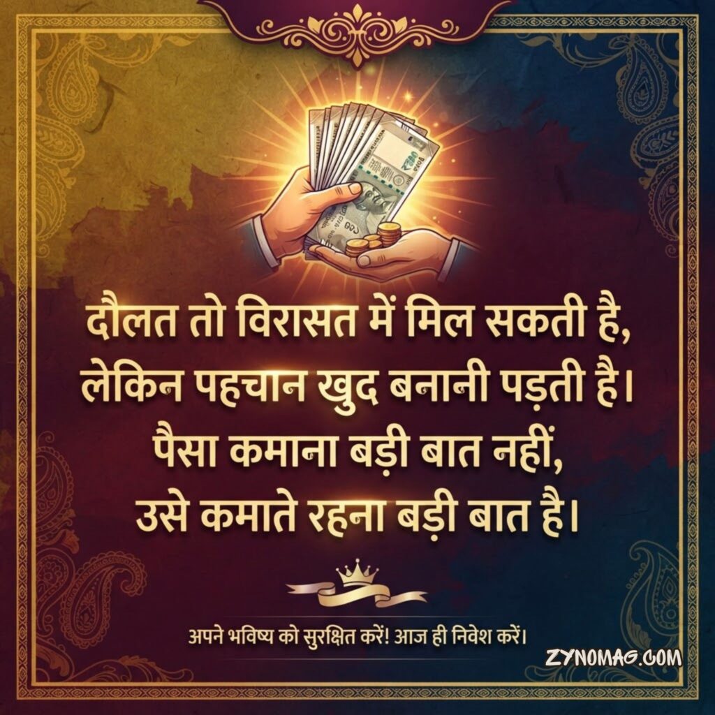 Paisa Shayari in Hindi