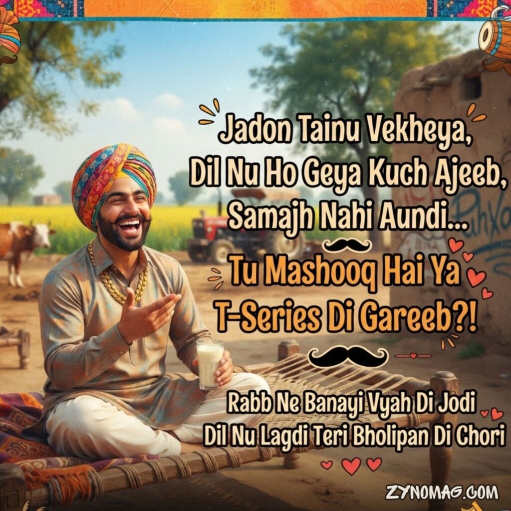 Punjabi Funny Shayari in English