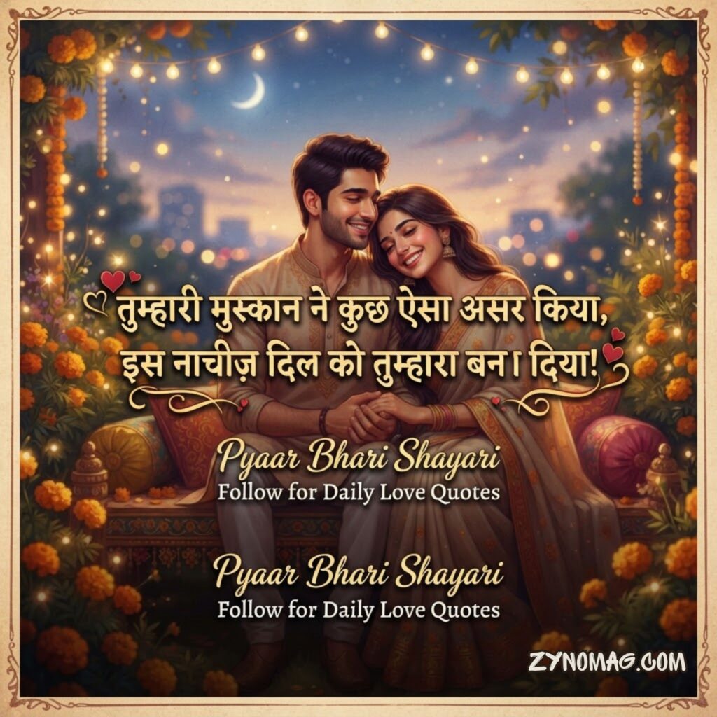 Pyar Bhari Shayari in Hindi 2 Lines