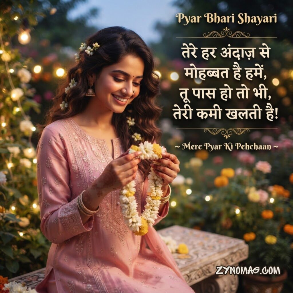 Pyar Bhari Shayari in Hindi for Girl