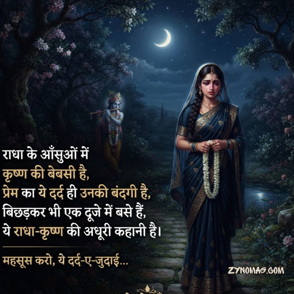 Radha Krishna Sad Shayari