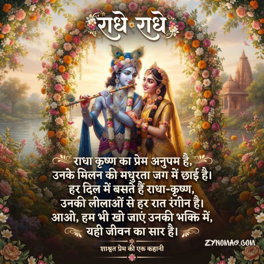 Radha Krishna Shayari In Hindi