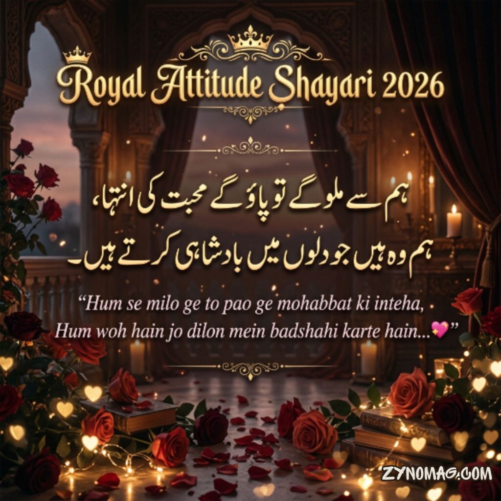 Royal Attitude Shayari 2026