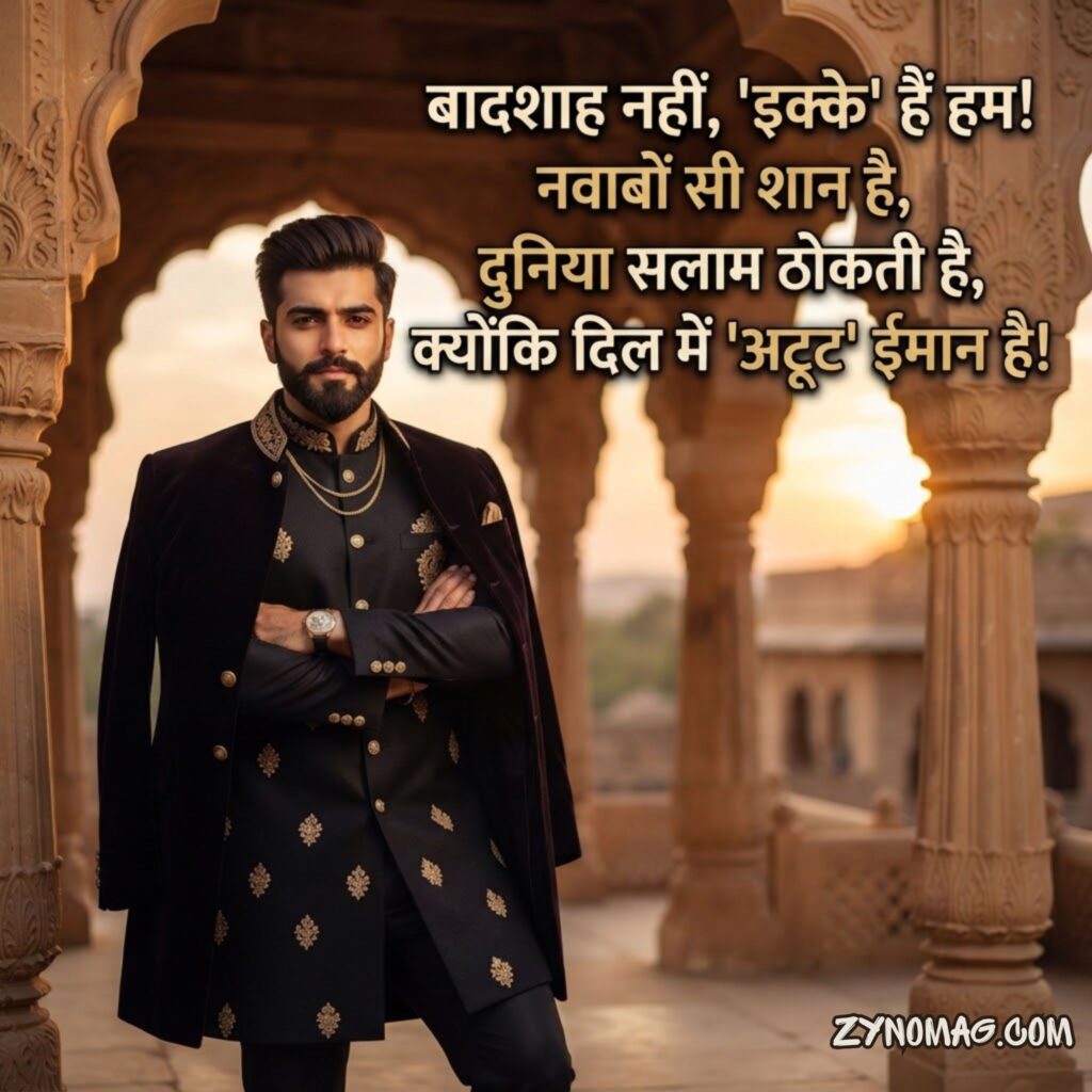 Royal Attitude Status In Hindi