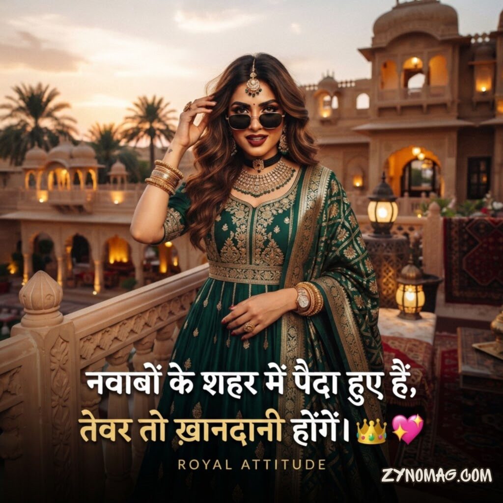 Royal Stylish Girl Shayari Attitude