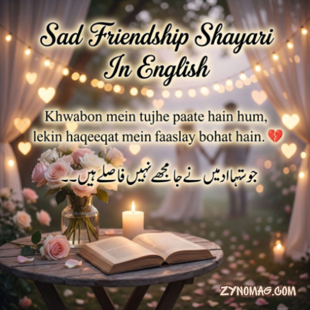 Sad Friendship Shayari In English