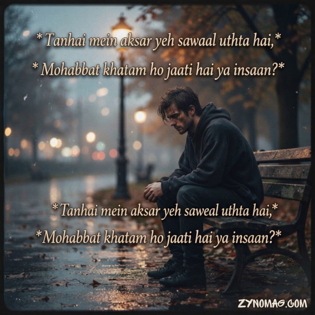 Sad Shayari 2 line Heart Touching