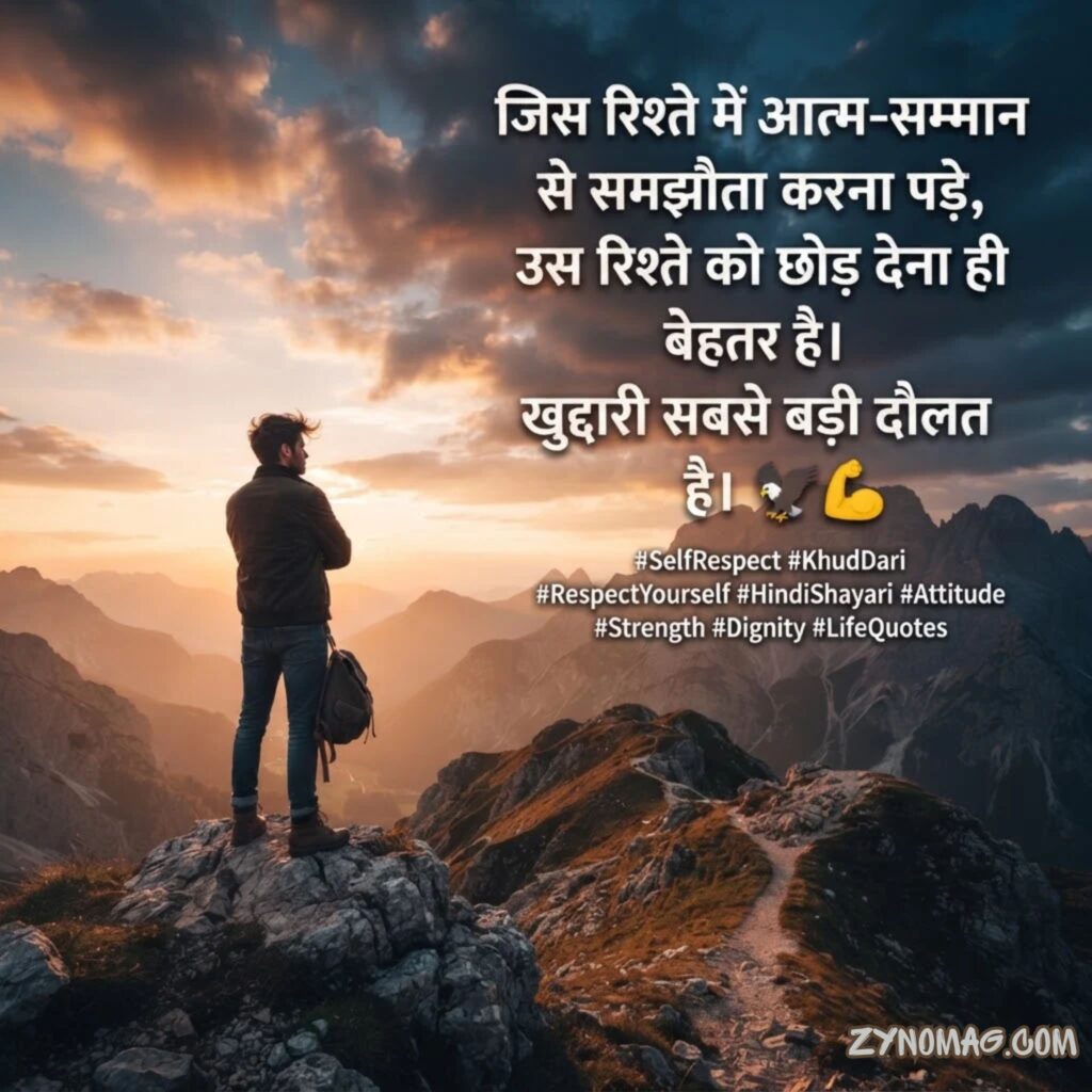 Self Respect Status in Hindi