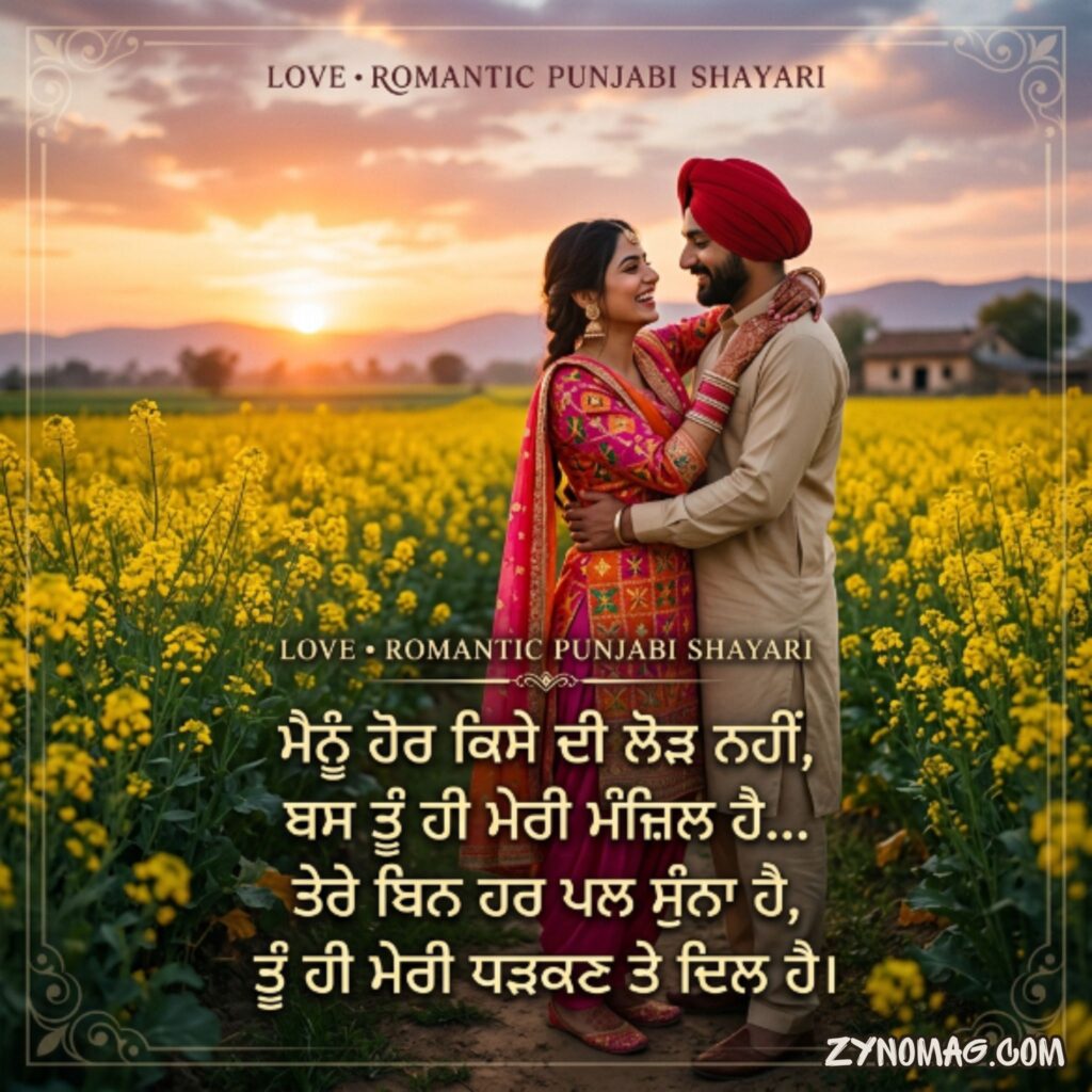 Shayari Love Romantic Punjabi