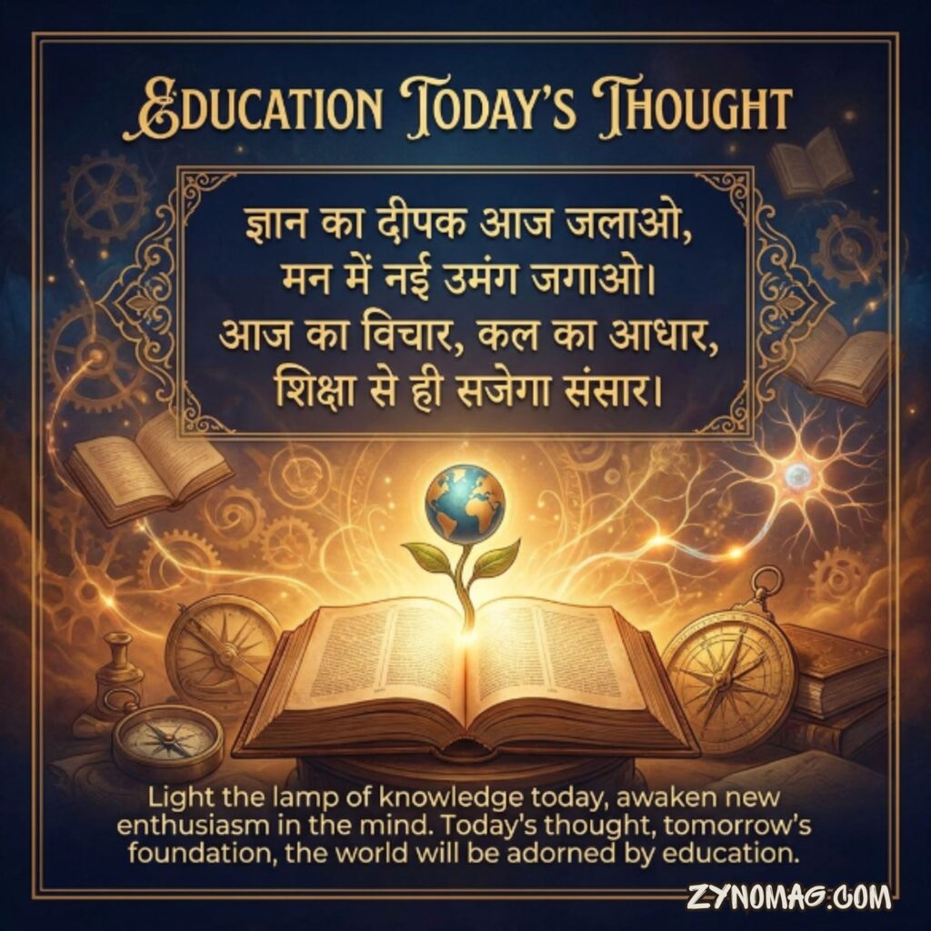 Shiksha Aaj Ka Suvichar