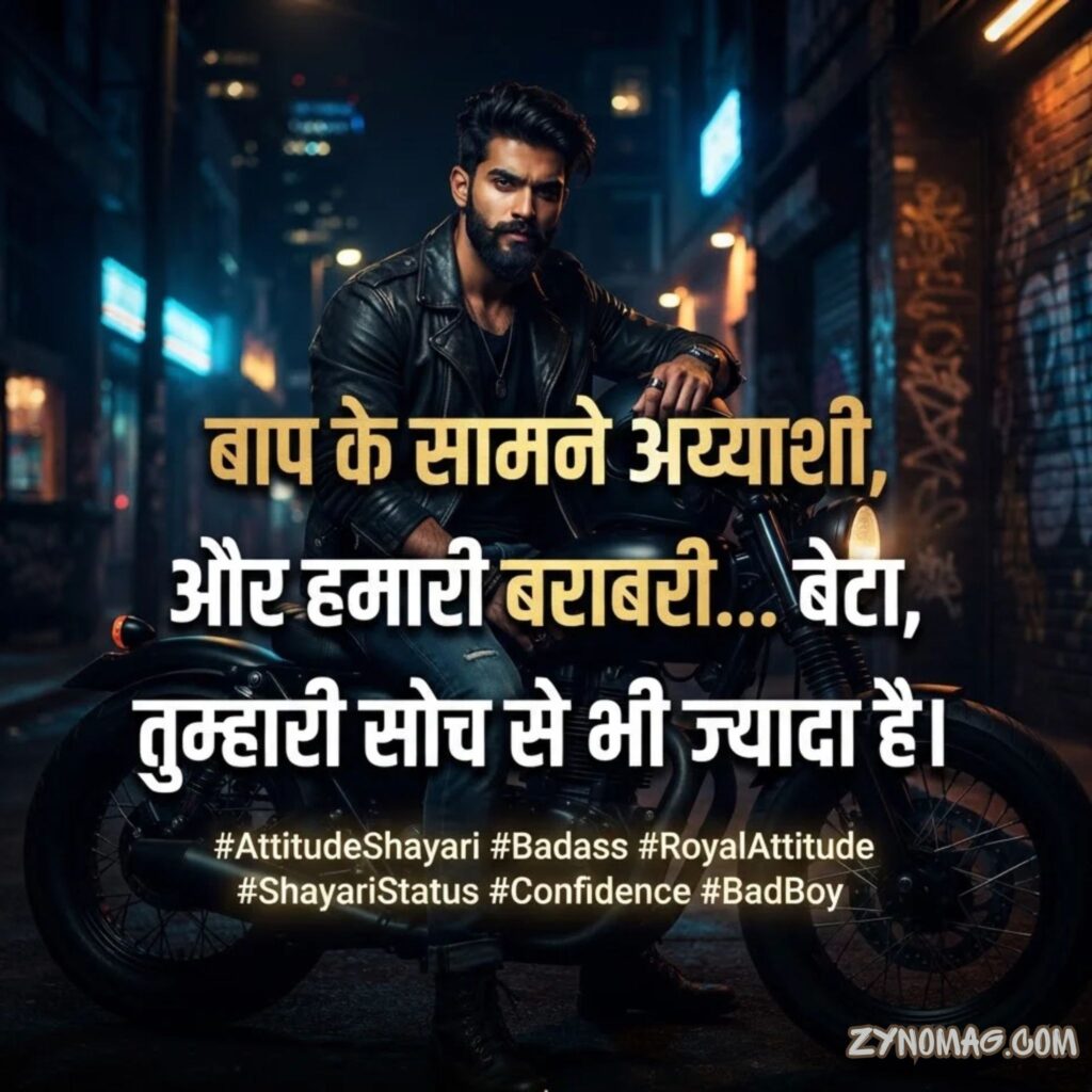 Short Attitude Shayari 2 Line