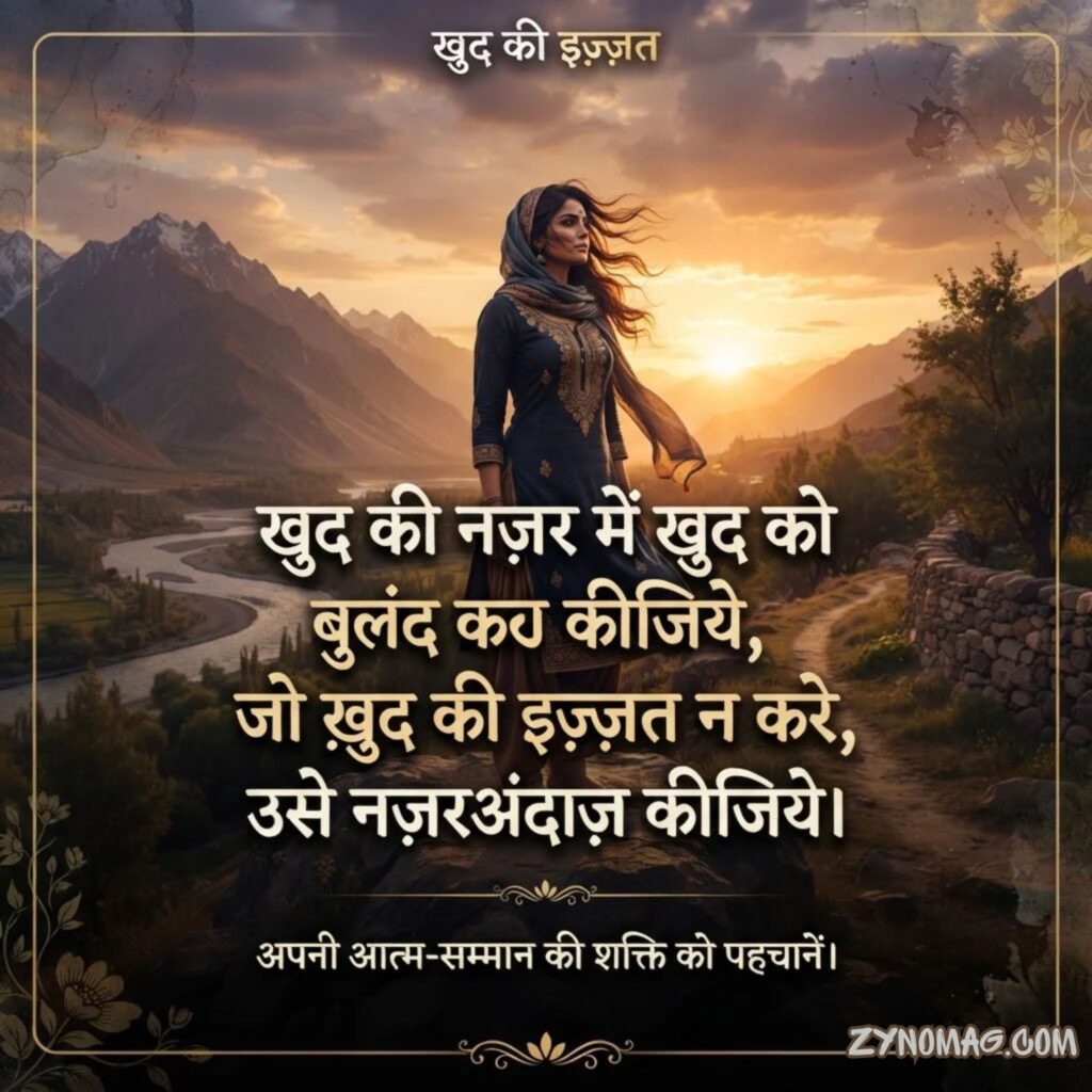 Short Self Respect Quotes in Hindi English