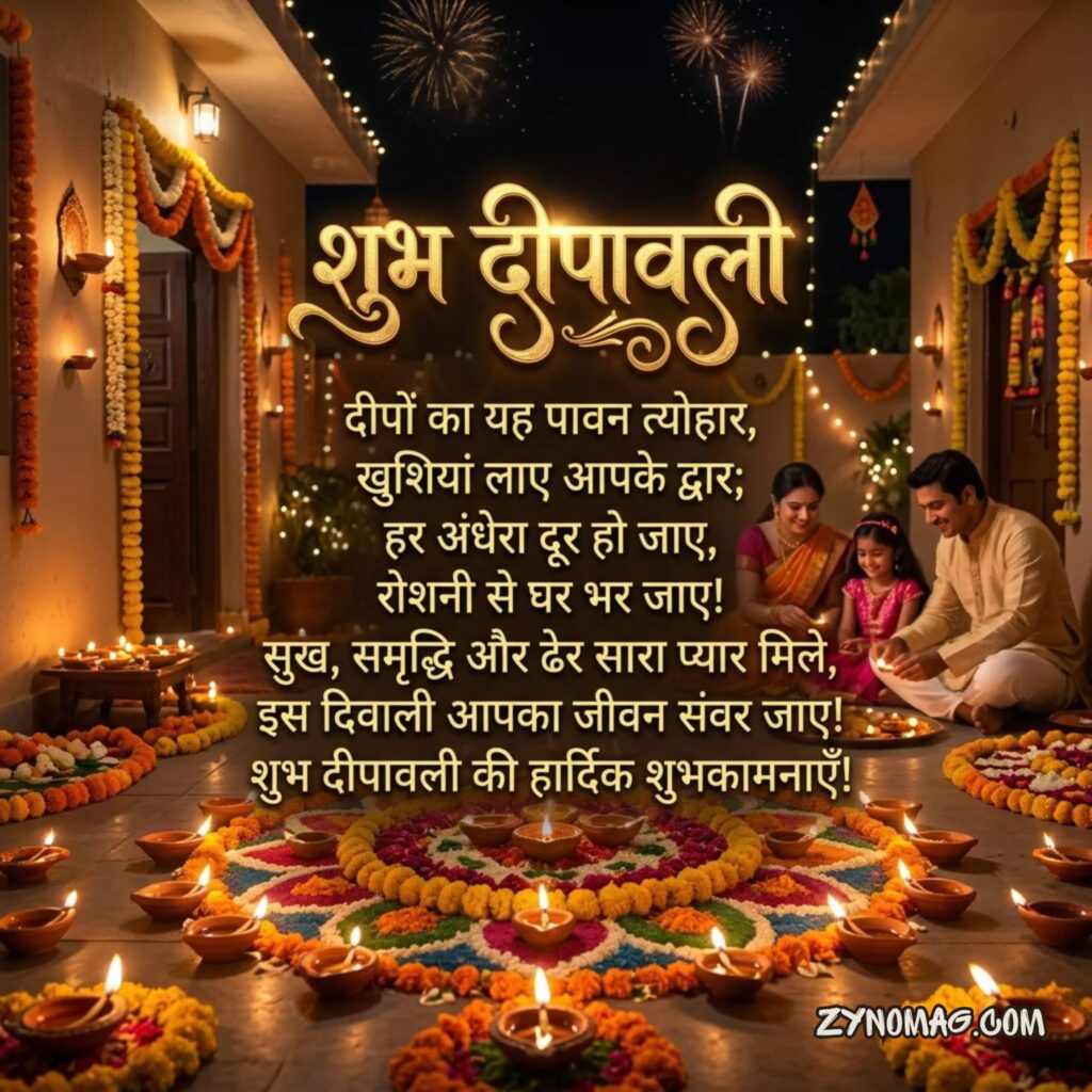 Shubh Diwali in Hindi