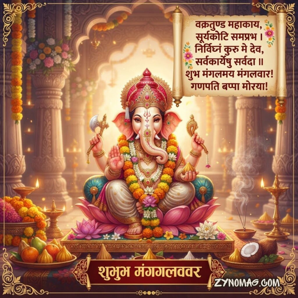 Shubh mangalwar Ganpati